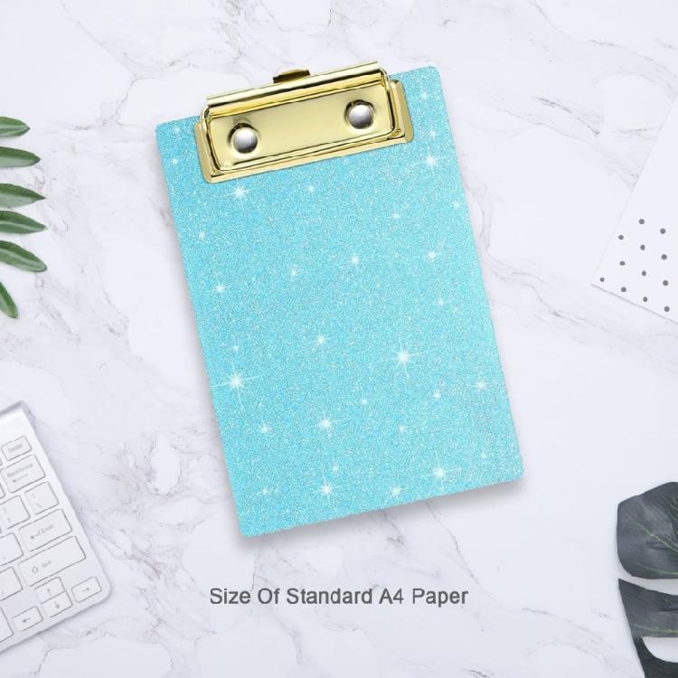 Sparkling Clipboard 6x4Inch Small Acrylic Clipboard Portable Document Organiser Writing Board For Organizing File Paper
