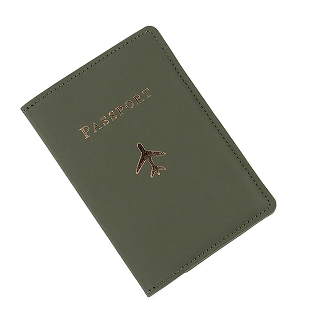 Fashion New Travel Passport Cover Women Men Passport Credit Card Holder Case PU Leather Business Card Passport Wallet