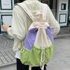 Large Capacity Fitness Shoulder Bag Cartoon Puppy Drawstring Fitness Bag  Women