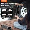 Wheel Chock Stabilizer 2 Sets for RV Travel Trailers with Ratchet Wrench