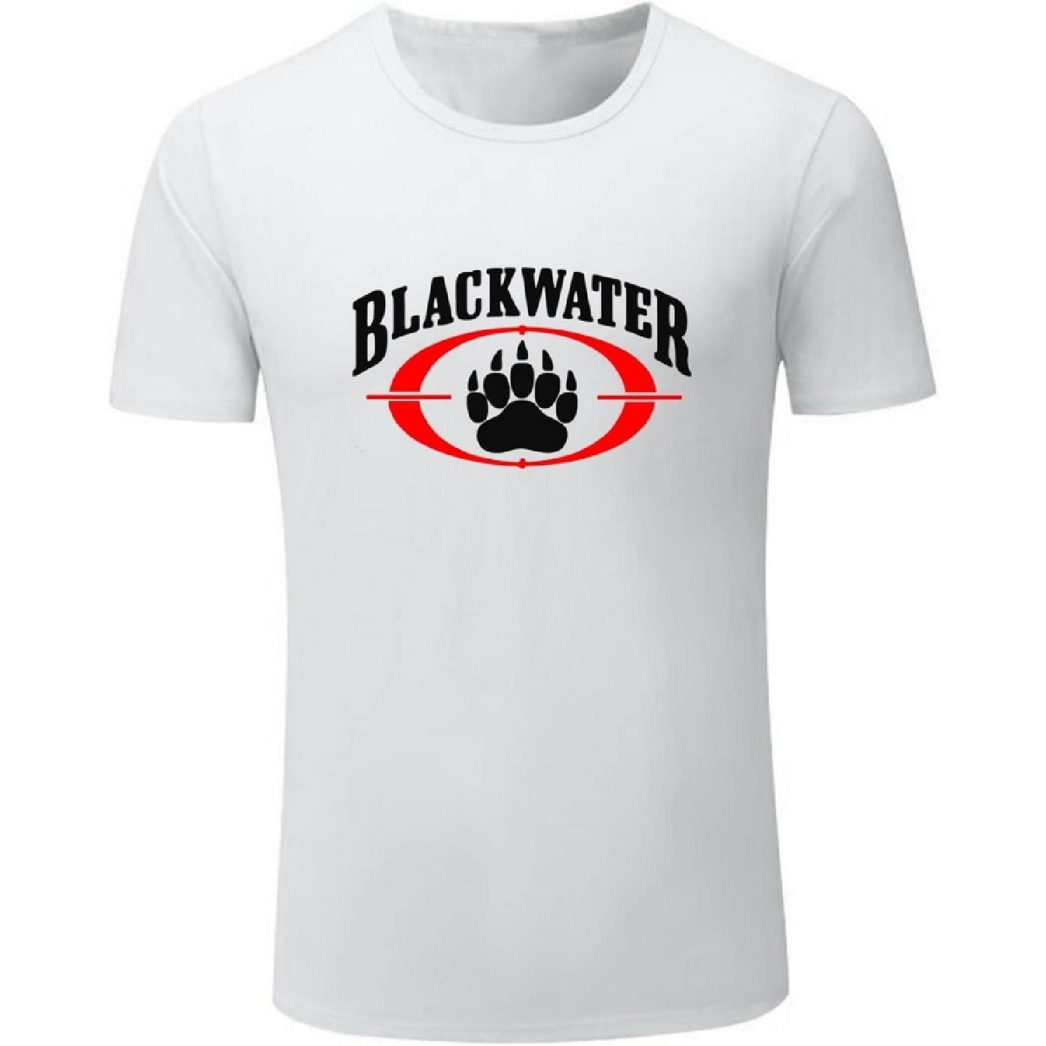 ANNE QUEEN Мужские смешные футболки с графическим принтом и логотипом Blackwater S