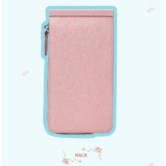 Women's Wallet Long Zipper PU Fashion Elegant Credit Card Holders Purse Mobile Phone Bag Multi Card Slot Money Clip