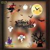 Halloween Hotel Shopping Mall School Classroom Window Sticker Pumpkin Skeleton Wizard Bat And Other Glass Stickers Wall Stickers