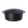 Kuchenprofi - Oval Enameled Cast Iron Cocotte 33cm Black - 0402001033