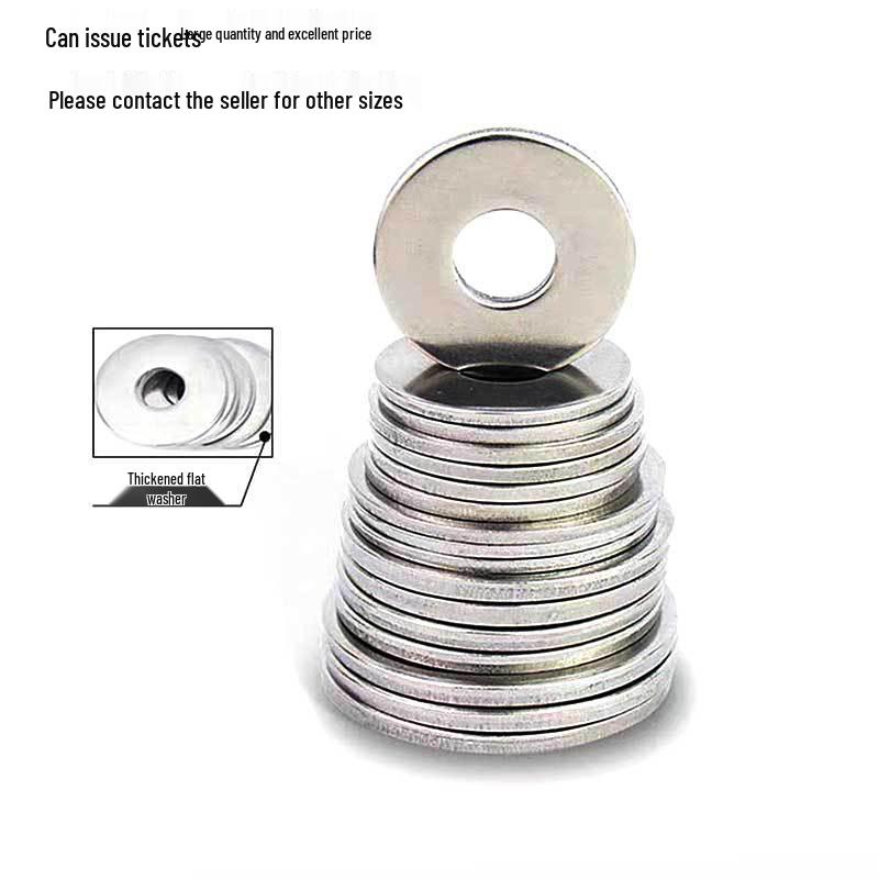 304 Stainless Steel Thickened Flat Washer M6 M10