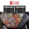 2pcs Reusable PTFE Coated BBQ Mesh Grilling Pouches Grill Bag with Silicone Brush Baking