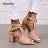 Fashion Sandals Women Comfortable Dress Shoes Women Soft Sole Thick High Heel Sandals Fashion Open Toe Shoes Woman 2025 Trend Sandalias