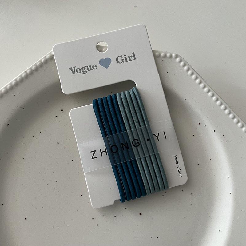 High Elastic Japanese Hair Ties for Women - Adult Style Seamless Ponytail Holders