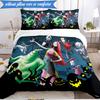 Halloween Jack 3pcs K-pop music group Bedding set,Ideal for Bedroom, Dormitory,Including Duvet Cover And 2pcs Pillowcases,Fan gifts