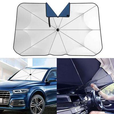 Sonnenschutz für die Windschutzscheibe des Autos, Anti-UV-Beschichtung, Sonnenschutz, wärmeisolierend, einfach zu installieren, Sonnenschutz für die Windschutzscheibe des Autos