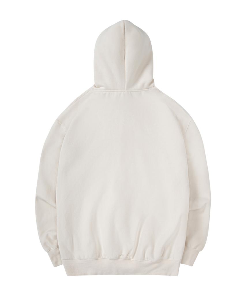 Arch Logo Hoodie Cream