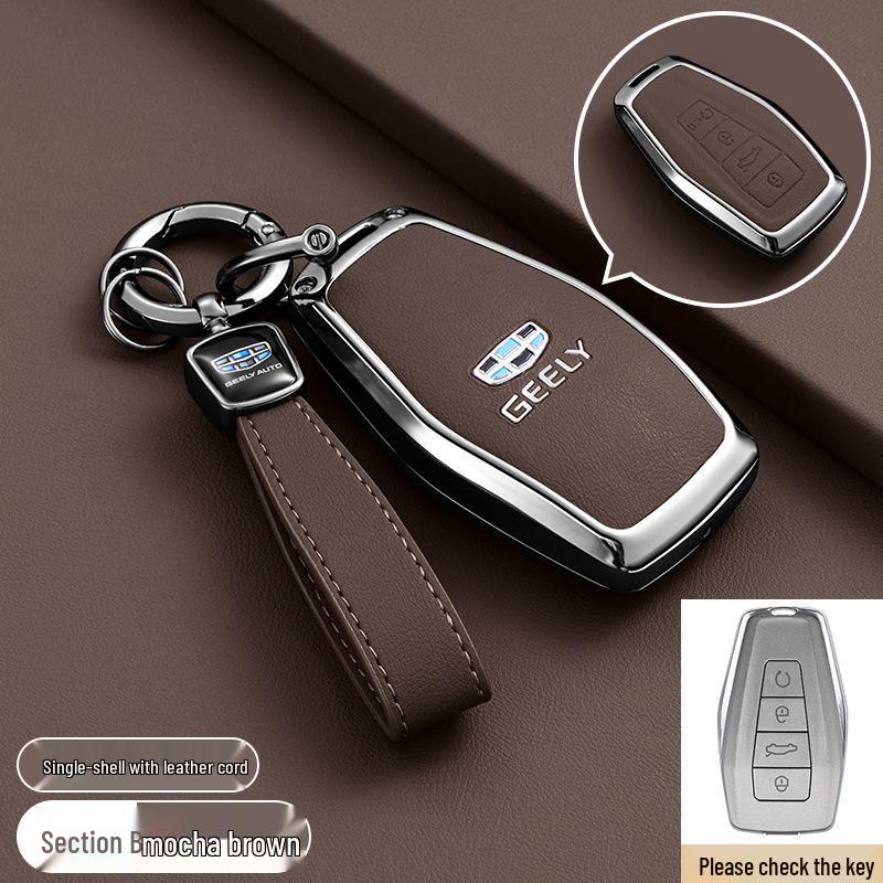 Car Key Covers for Geely Emgrand, Xingrui, Boyue L, Xingyue L, Binyue, and Binrui Vision X6/Icon Models