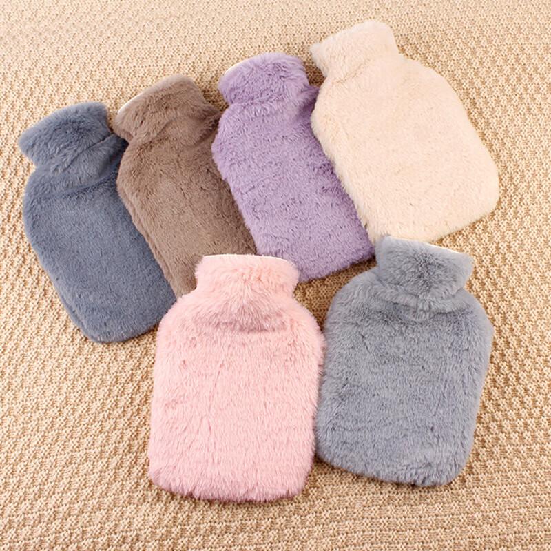 

Pabei Flannel Double Hand Warmer Hot Water Bottle