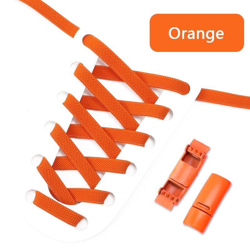 Colorful Magnetic Lock Shoelaces without ties Elastic Laces Sneakers No Tie Shoe laces Kids Adult Wide Shoelace Shoe Accessories