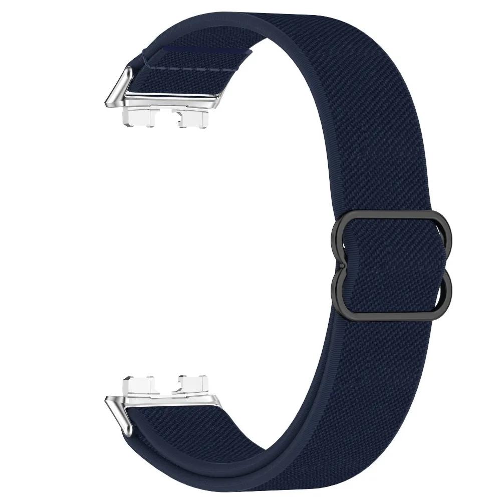 Correa de Reloj Elástica de Nylon Ajustable de Repuesto Cómoda Correa de Lazo para Huawei Band 10/9/8 Accesorios de Reloj Inteligente