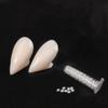1/4Pair Resin Halloween Fangs Realistic Teeth Cosplay Fake Teeth Cosplay Fangs False Teeth  Party