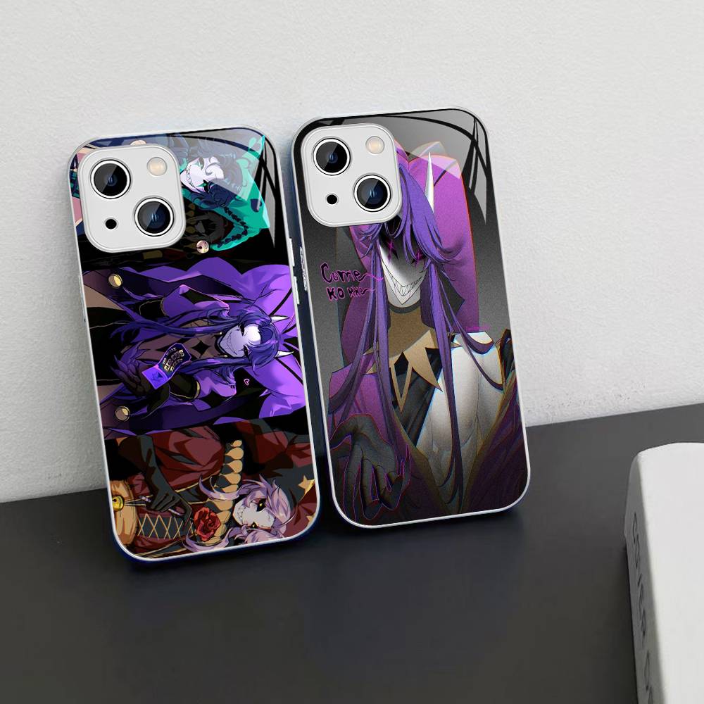 Der Freak Circus Pierrot Spiel Für iPhone 14 13 12 Mini 11 Pro XS Max X XR 14 Plus Gehärtetes Glas Cover