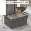 Fabric Drawer-Style Wardrobe Storage Box with Lid for Clothes and Pants