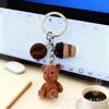 Mini Dekorativ Figur 3D Tegneserie DIY Tilbehør – Siddende Bjørn 3D Tegneseriebjørn Harpiks Tilbehør