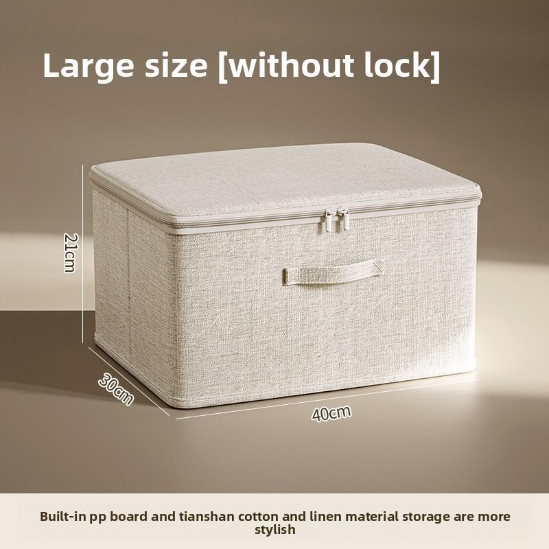 Clothing Storage Box For Bedroom Organizer Household Foldable Fabric Case
