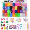 36-Grid Loom Kit: 1600 Rainbow Bands & Weaving Tools for DIY Educational Children's Bracelet Crafts