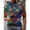 Fashion 3D Print Men Short Sleeve Round Neck T-Shirt Plus Size Tee Summer Casual Tshirts