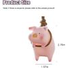 Swinging Pig Car Rear View Mirror Charm, Cute Piggy Car Pendant, Lucky Auto Hanging Ornament, Vehicle Interior Mirror Decoration Accessories for