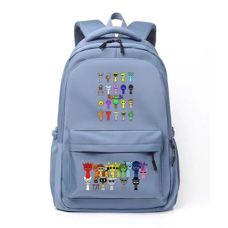 Hot Sale Junior High School High School Students Large Capacity Backpack Cartoon Peripheral School Bag College Style Campus Leisure Backpack