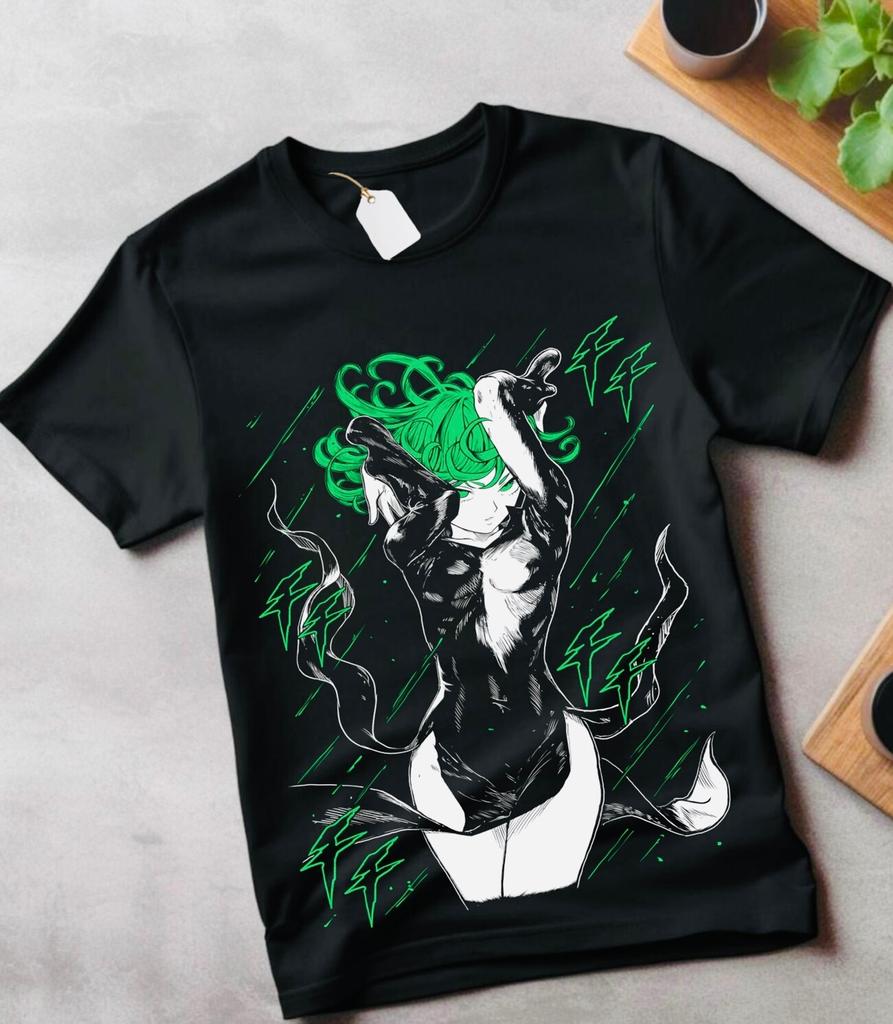 T-shirt Tatsumaki One punch Man Anime Manga Cattivo Kawaii Divertente Regalo Maglietta