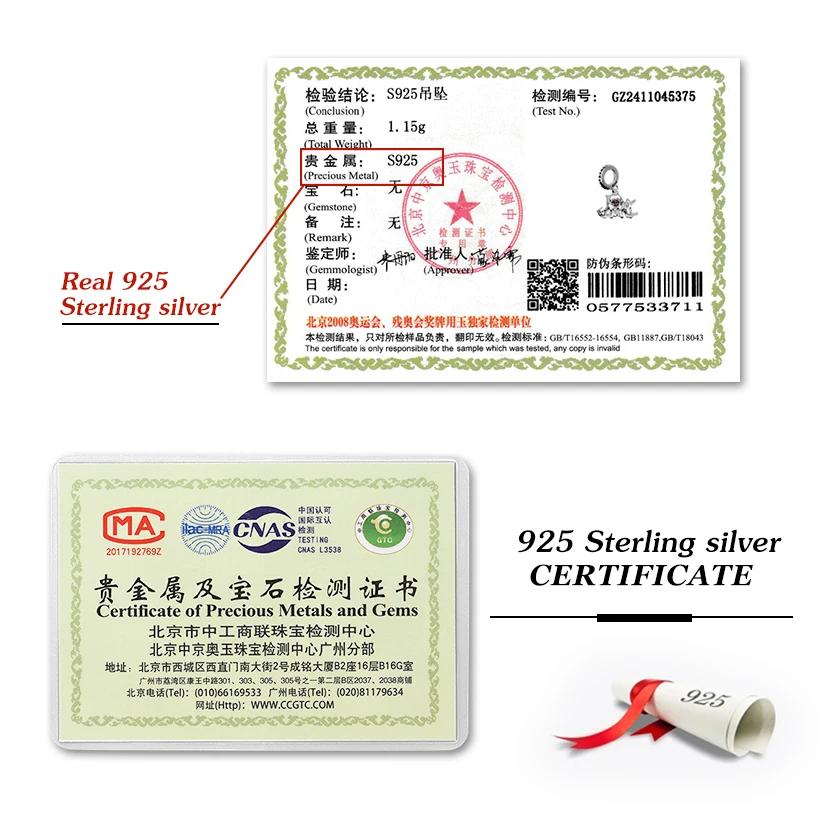 925 Sterling Silver Love Heart Shaped Cute Charms Beads Fit Diy Bracelet Bangle Making Gift Of High Quality Jewelry For Womens