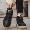 High Top Autumn British Retro Casual Martin Boots Sports Waterproof Black Boots