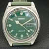 AUTOMATIC 7S36A VINTAGE SEIKO JAPAN MENS GREEN COLOR DIAL WATCH A701546-5