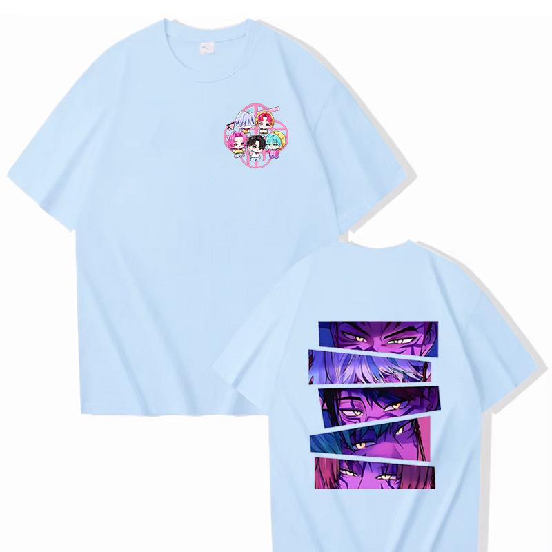 KPop Demon Hunters Cartoon Graphic T Shirt Men Women Clothing Harajuku Y2k Oversized T-shirts Summer Casual Short Sleeve T-shirt 16 Colors