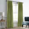 Fleece Solid Color Blackout Curtain Cloth, Living Room Bedroom Blackout Curtain Finished Multi-Color
