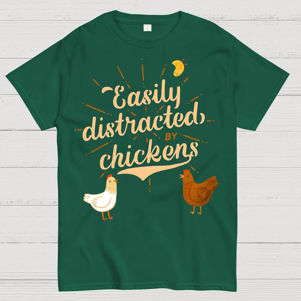 Funny Chicken Cotton Summer Casual Cool Loose T-Shirt