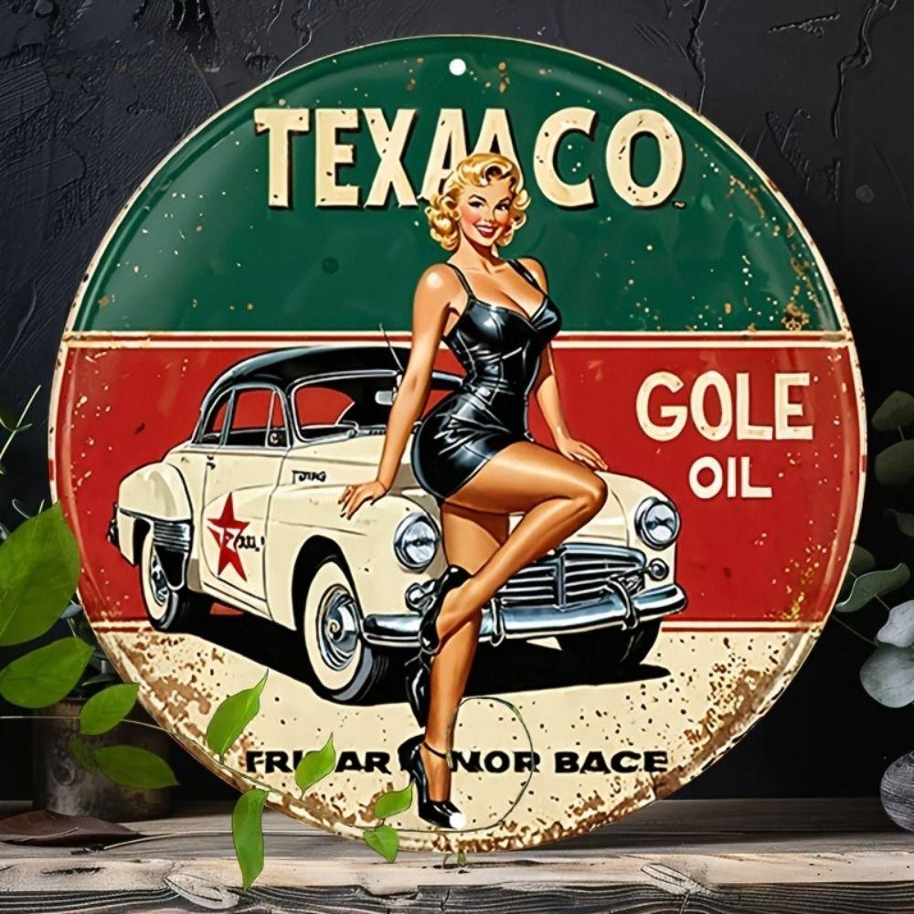 2D Flat Metal Wall Sign Decor