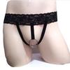 Men's Sexy See-through Lace Hollow Panties Underwear Clubwear Thongs Briefs