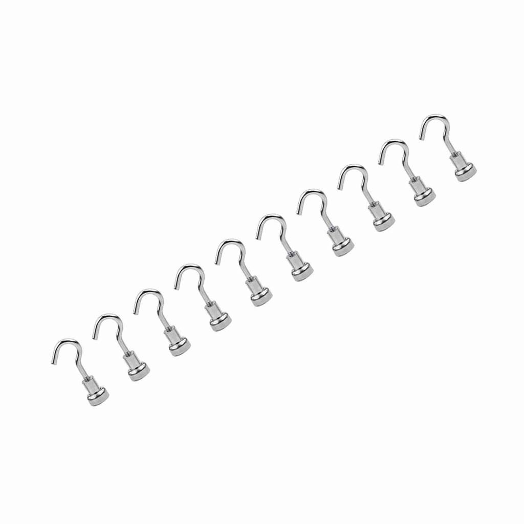 10PcsCelsiusset Heavy Duty  ing Hook Powerful Magnetic Hooks Indoors Organization Tools 10MM