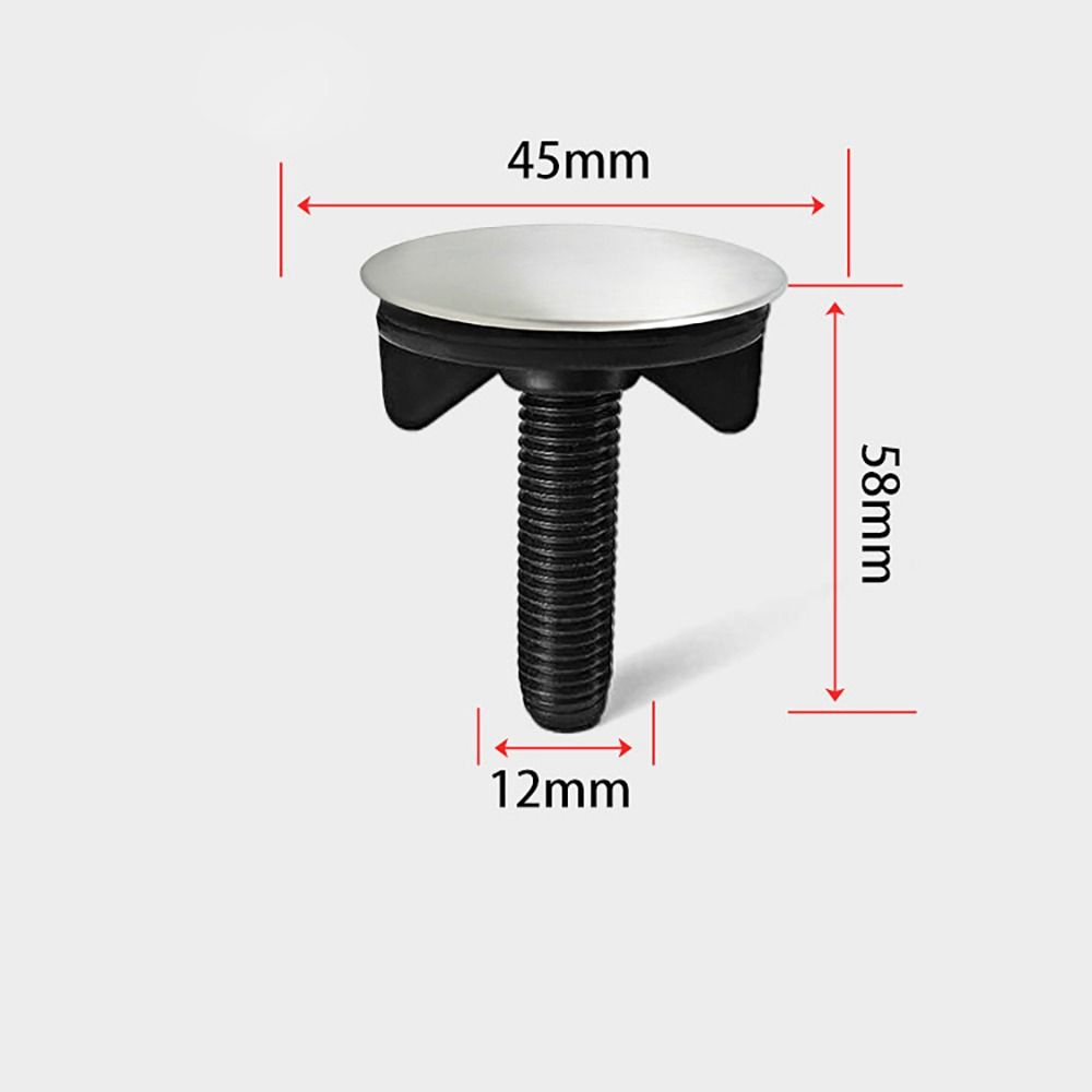 45mm Sink Tap Hole Blanking Plug Stainless Steel Sink Decorative Cover Basin Cap  Kitchen