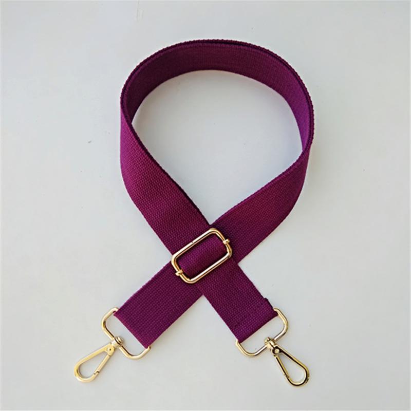 Adjustable Solid Color Crossbody Bag Strap - Unisex, Load-Reducing Shoulder Strap for Bags and School Bags