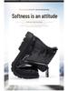 Men's Genuine Leather High Top Winter Boots - Warm Velvet-Lined Casual Martin Boots in British Style.
