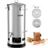 Electric Brewing System, 8 Gal/30L Brewing Pot Home Beer Brewer, 304 Stainless Steel Body