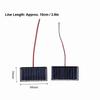 2 Pcs with Wires Solar Panel Module 0.3W 5V 60MA Solar Panels Cells  Low Power Electrical Appliances