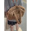 Cute Cartoon Plush Bag Women's Autumn and Winter New Bear Doll Bag Large Capacity Backpack Fluff Bag