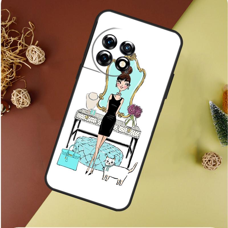 New York Girl For OnePlus 13 13R 12 12R 11 9 10 Pro 8T 9RT 10T 10R Nord 4 CE 2 3 Lite N20 N30 Phone Case