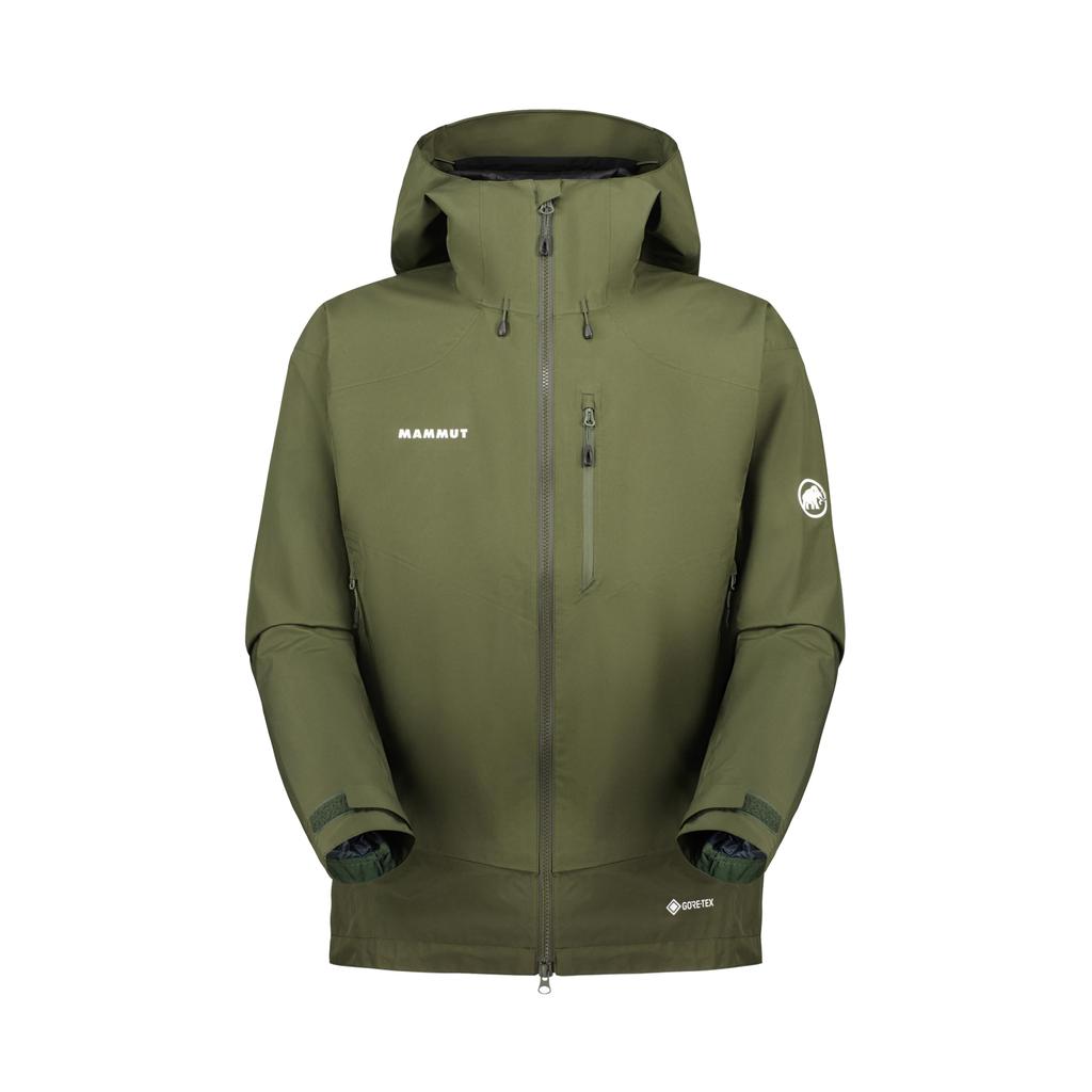 Mammut Ayako Pro Hardshell Kapuzenjacke Asian Ayako Pro HS Kapuzenjacke Größe Dark Marsh 2.0 Jacke, Passform, Herren, 2.0 AF, L, (1010-30281)