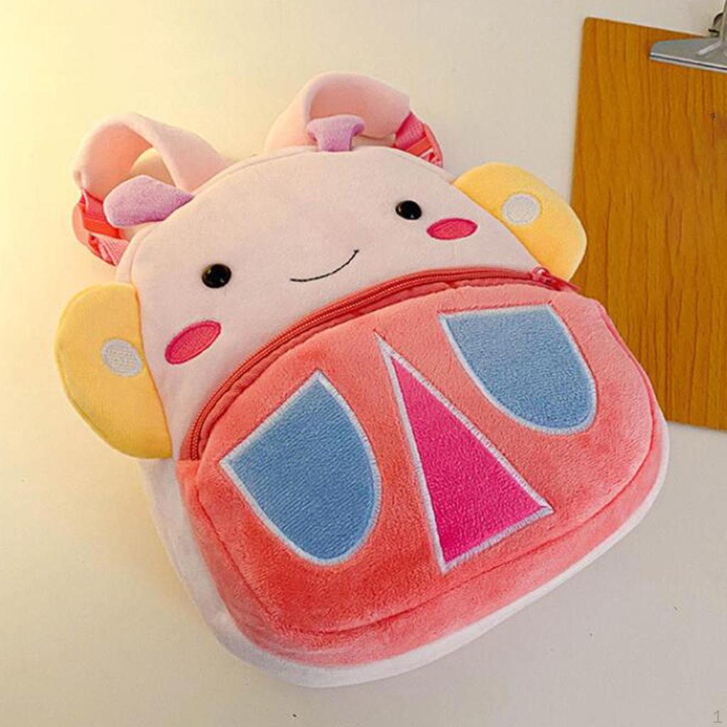 Toddlers Backpack Cartoon Soft Plush Kindergarten for Boys and Girls Daypack