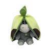 Hot Breathing Light-up Music Avocado Donkey Plush Doll Adorable Donkey Sleep Comfort Companion Stuffed Dolls Plaything Children's Gifts
