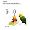 2Pcs Parrot Pet Hanging Skewer Feeder Fruit Holder Food Stick Portable Birds Foraging Toy Parrots Cockatoo Cage