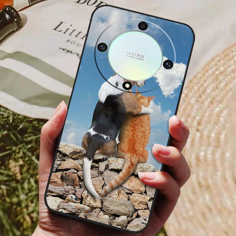For Honor Magic 5 Lite Case Magic5 Lite Silicone Soft Shockproof Bumper Back Cover For Honor Magic 5 Lite Cover Case Coque Funda